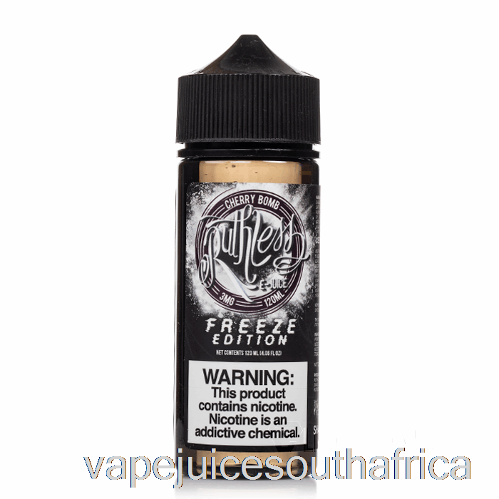 Vape Juice South Africa Cherry Bomb - Freeze Edition - Ruthless Vapor - 120Ml 6Mg